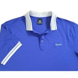 Tavistock Cup Lake Nona Embroidered Men's Medium Polo Shirt Blue Performance